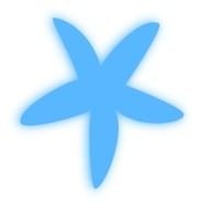Blue Starfish At Clkercom Vector Online Royalty
