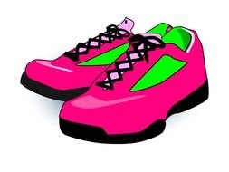 pink Shoes drawing