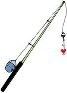 Kid Fishing drawing