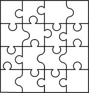 When The Glue Is Dry Cut Puzzle Pieces And Have Fun Putting Them