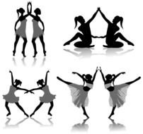 Informe Navegar &amp;gt Desconocido Siluetas De Bailarinas Ballet Libre