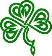 Celtic Shamrock, drawing