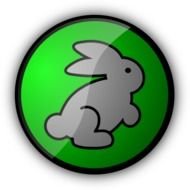 Rabbit In Green At Clkercom Vector Online N2
