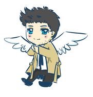Supernatural Castiel Chibi Drawing