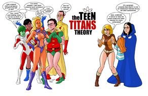 Teen Titans Team drawing