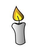 drawn candle