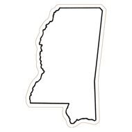 Mississippi Map drawing