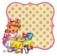 Baking Borderfree Vintage Pretty Frame Free