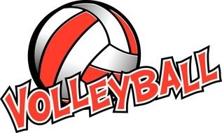 volleyball symbol with ball