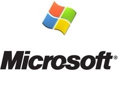 microsoft logo with a pattern on a white background