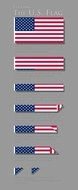 Clip art of American flags