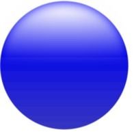 Simple Glossy Circle Button Red Vector