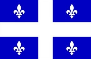 flag of quÃ©bec as a picture for clipart