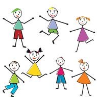 variety of children's figures as a picture