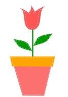 Flower Pots drawing