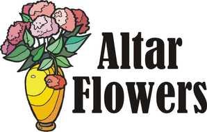 altar flower in vase