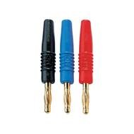 three Musical Audio Speaker Cable Wire Connectors, Banana