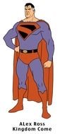 Clip art of cartoon superman