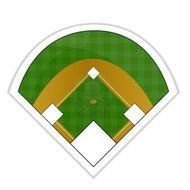 Clip Art of Baseball Field