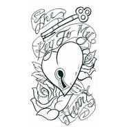 Key To My Heart Tattoo Design Art Flash Pictures Images