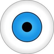 Tonlima Olho Azul Blue Eye At Clkercom Vector
