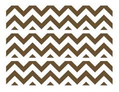 Clip art of Brown Chevron