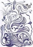 Coral Reef Fish, Coloring Page