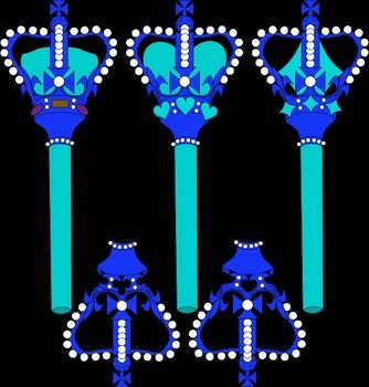 Name Large Stylized Sceptre For Card Faces 0 10615png