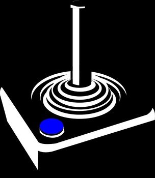 Retro Joystick 002 Vector