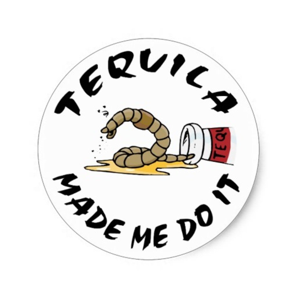 Funny Mexican Tequila Round Sticker Zazzle