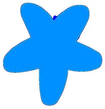 Blue Starfish At Clkercom Vector Online Royalty
