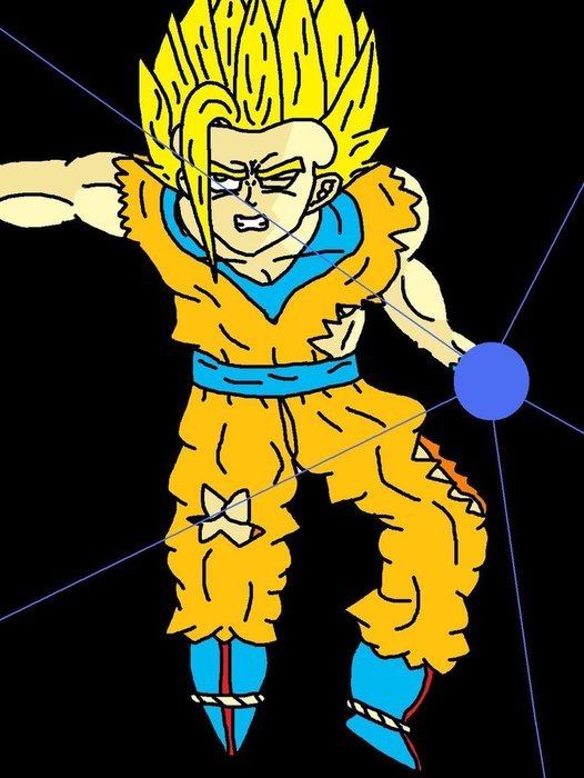 drawn cartoon Gohan