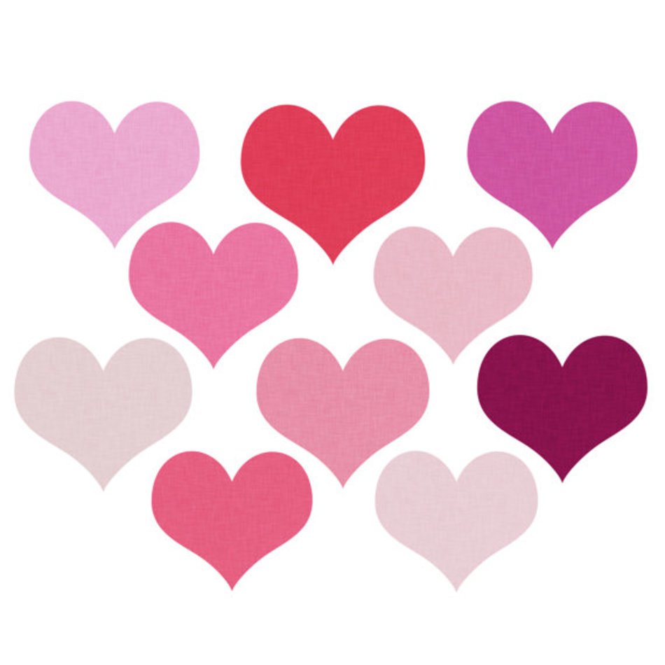 Art Wedding Textured Digital Love Hearts Mothers Day