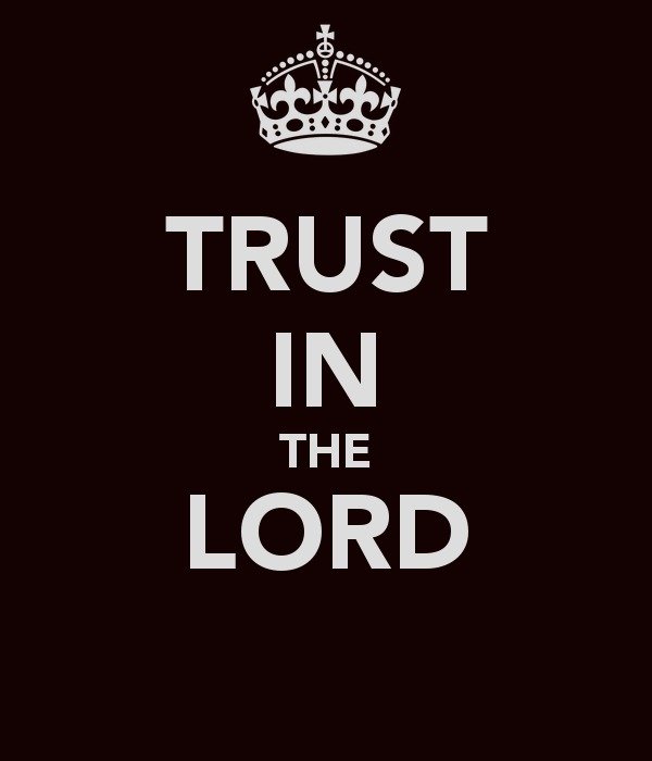 Pin Trust In The Lord On Pinterest