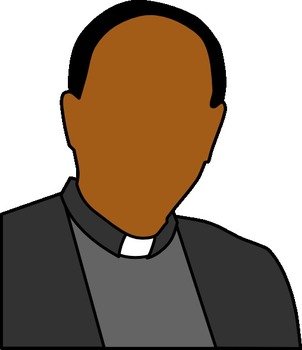 Priest Head Shoulders At Clkercom Vector Online
