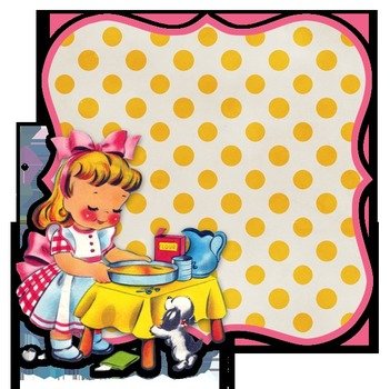 Baking Borderfree Vintage Pretty Frame Free