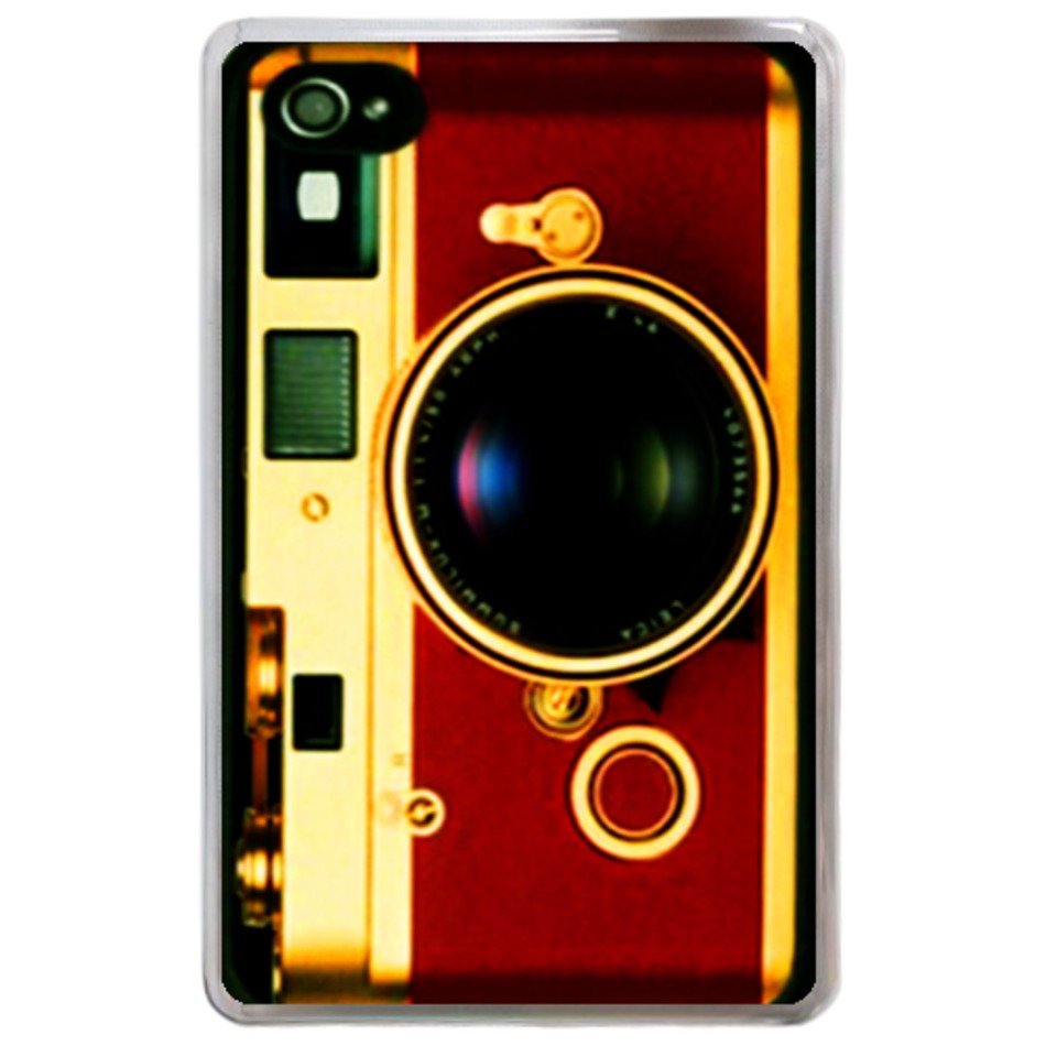 Pink Vintage Camera Clip Art Kindle Fire Case Red 2061