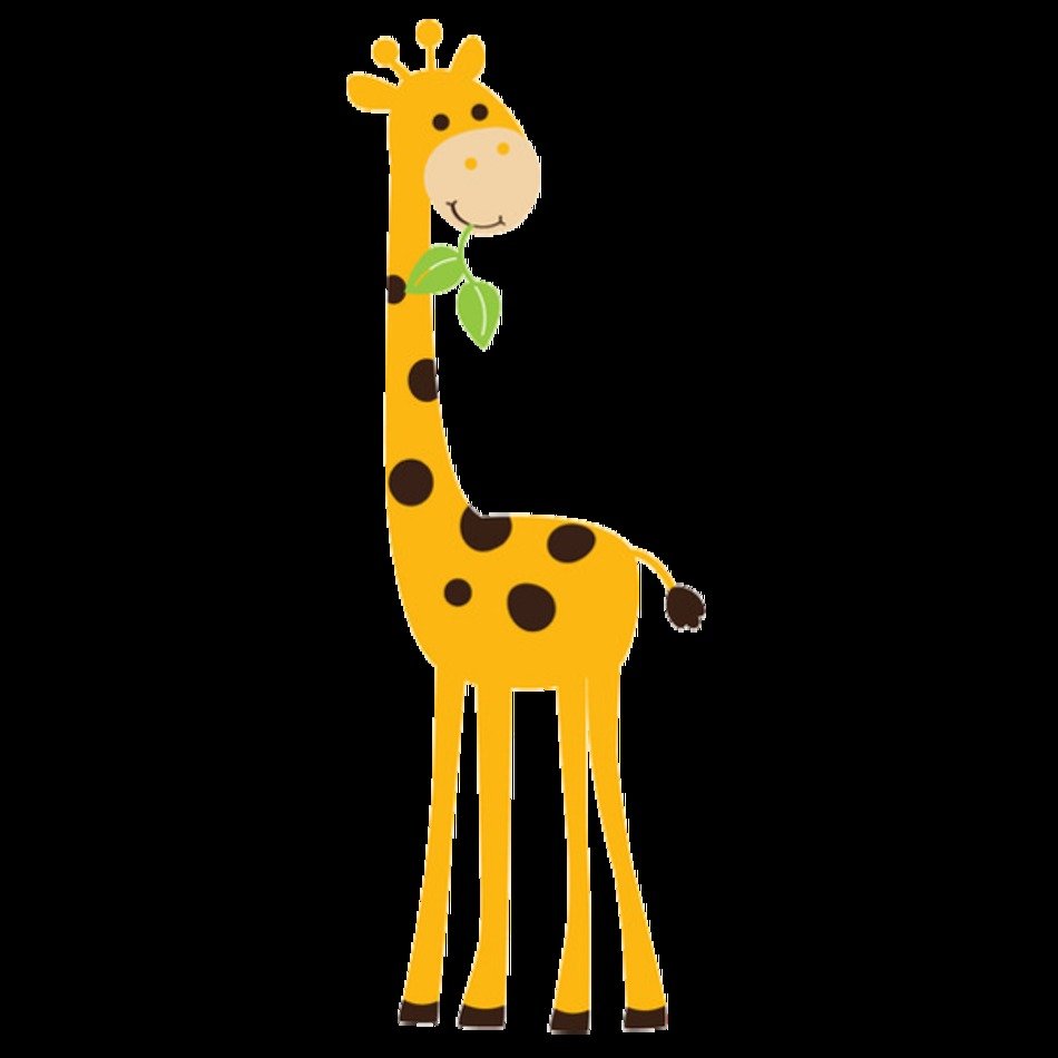 Baby Giraffe Png Cartoon Animal Clip