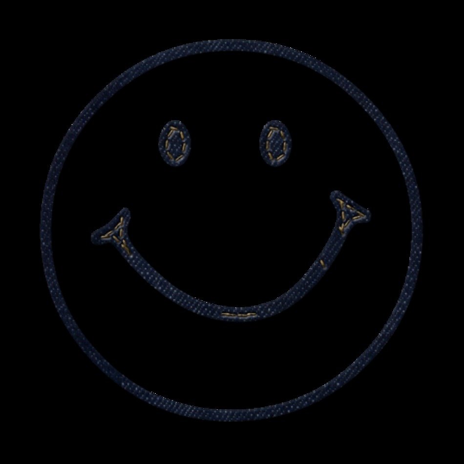 Blue Denim Jeans Icons Symbols Shapes Style High Resolution Dark