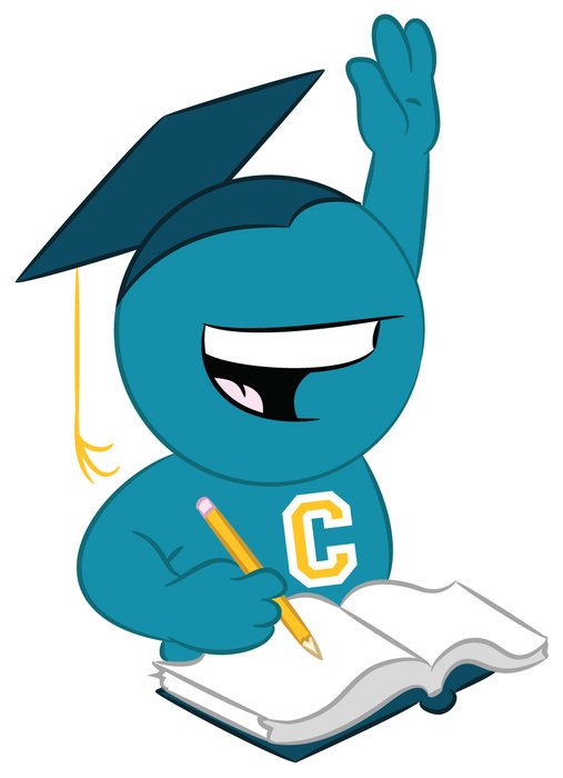 figure with a book as a picture for clipart