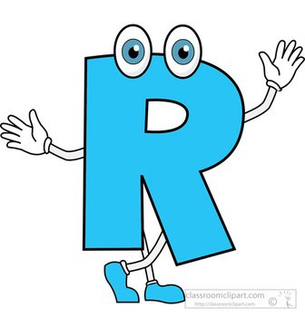 Alphabets Letter R 2 Cartoon Alphabet Classroom