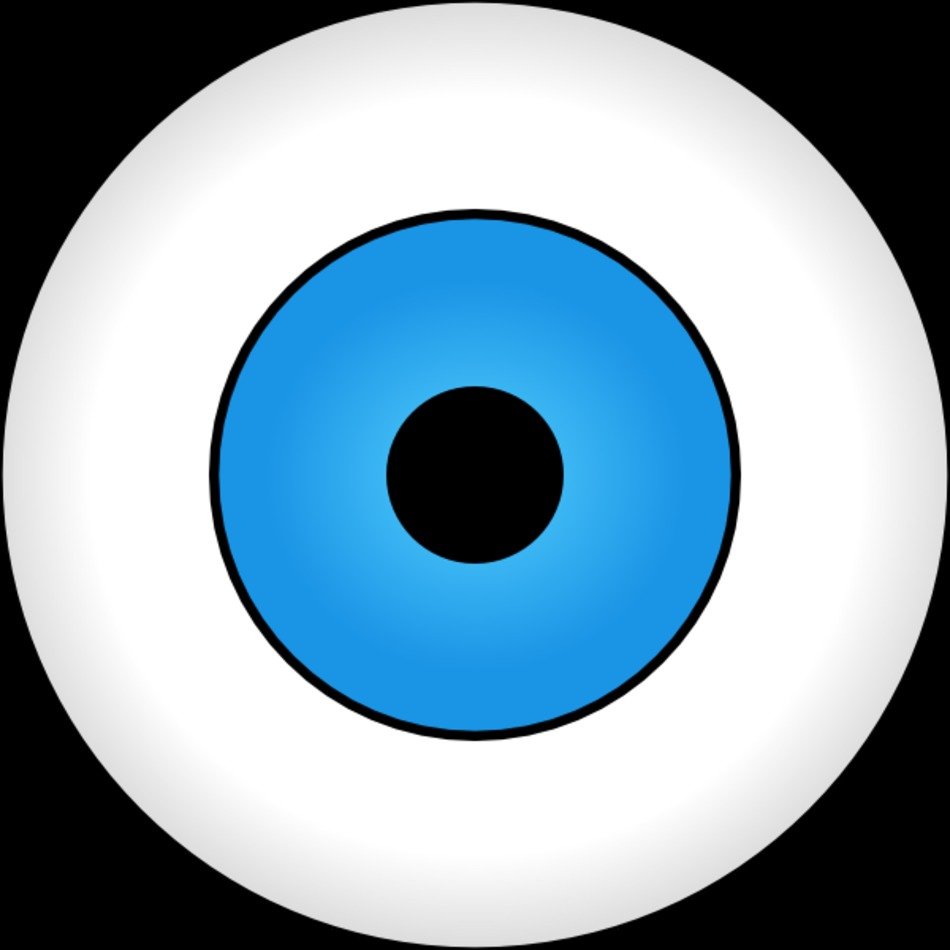 Tonlima Olho Azul Blue Eye At Clkercom Vector