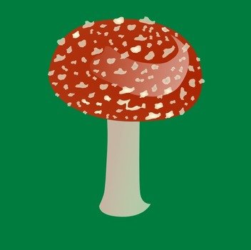 Toxic Mushroom Clip Art 115126 Amanita Hight
