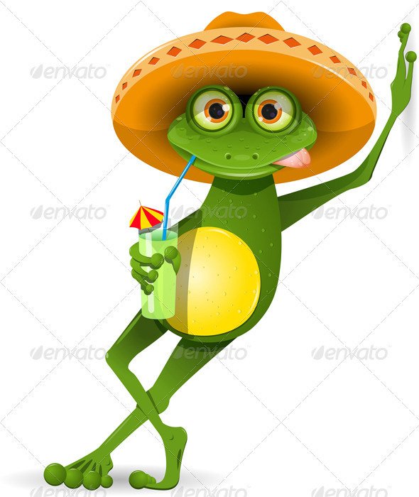 Graphicriver Frog In A Hat 2135737