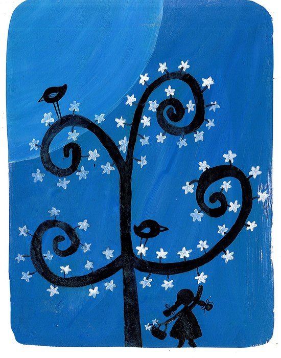Blue art