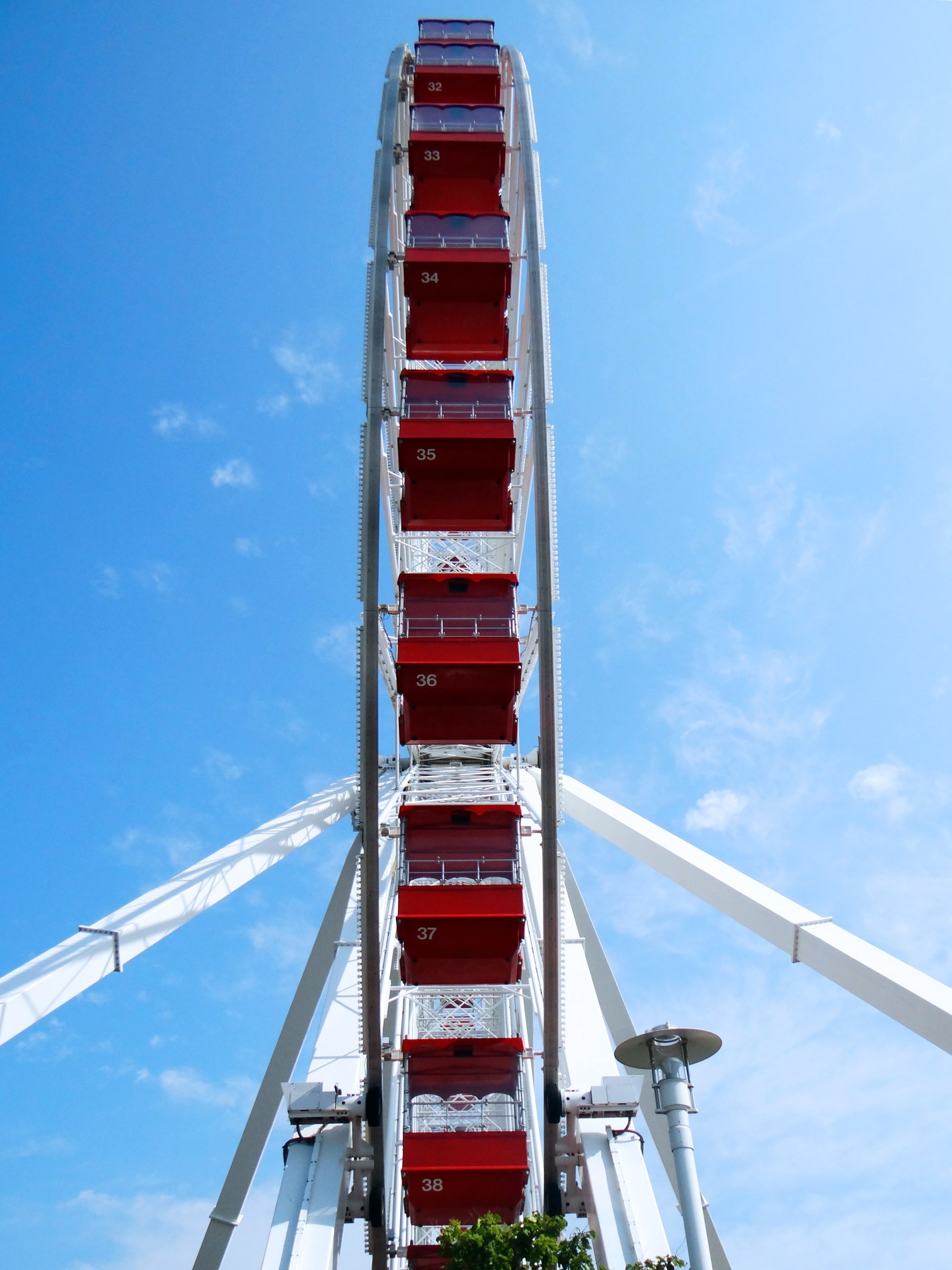 Ferris wheel riding in amusement park free image download