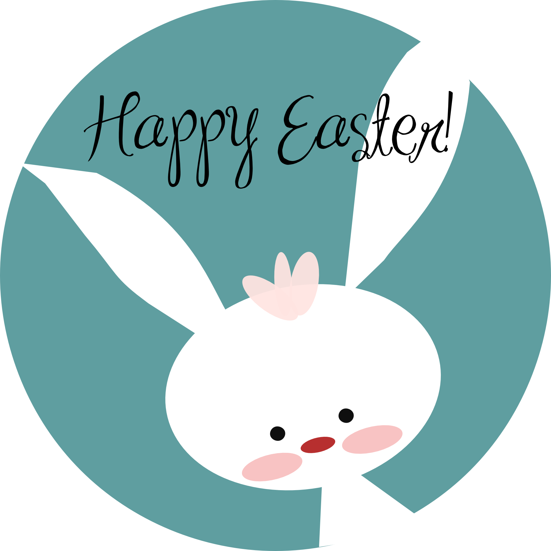 Illustration of happy easter greeting card free image download