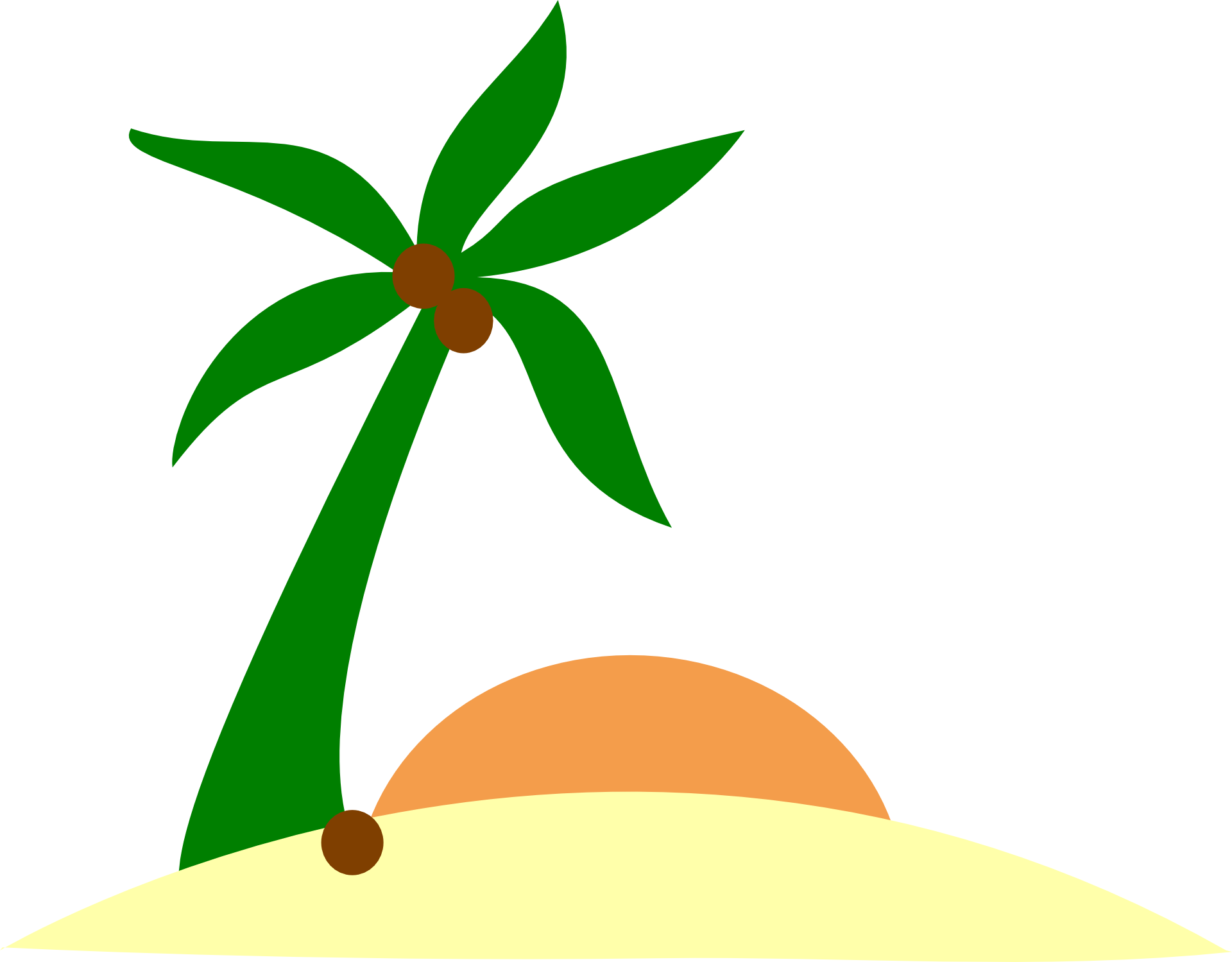 Sand beach island as a drawing free image download