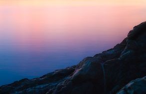 Dusk on the coast