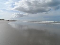 ameland north sea beach abandoned landscape
